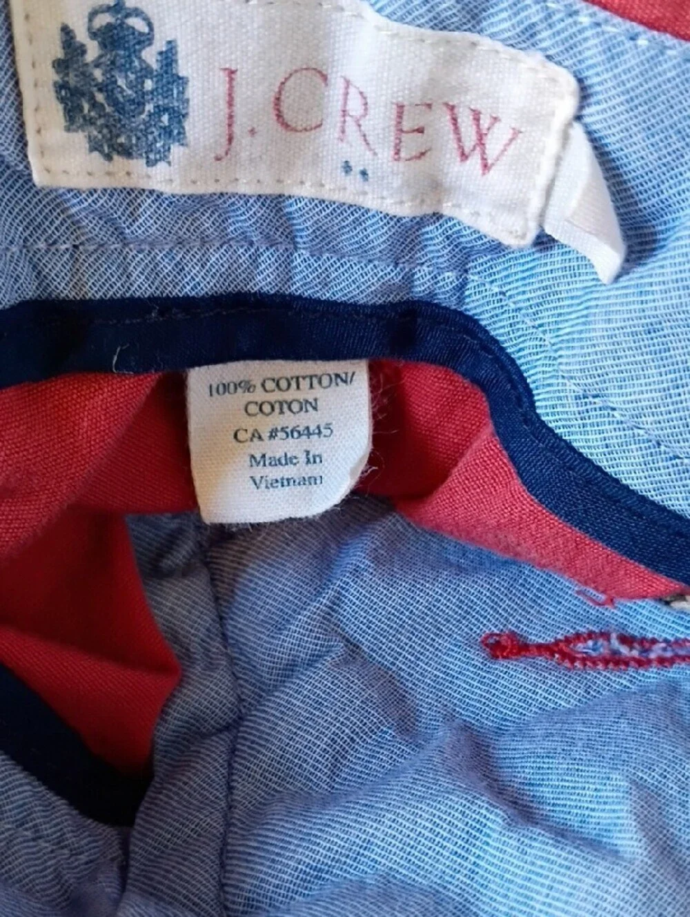 J. Crew Men’s Coral Color  Flat Front Chino Shorts Size 34